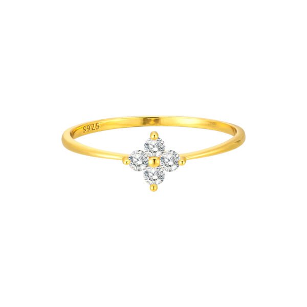 Flower Promise Ring | 925 Sterling Silver