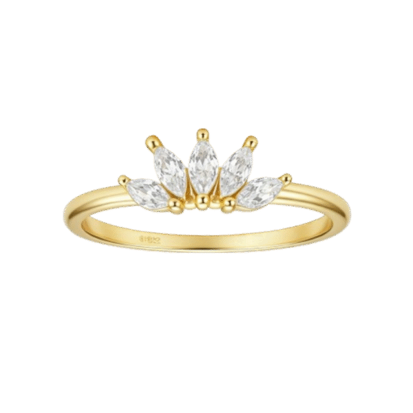 Crown Promise Ring | 925 Sterling Silver